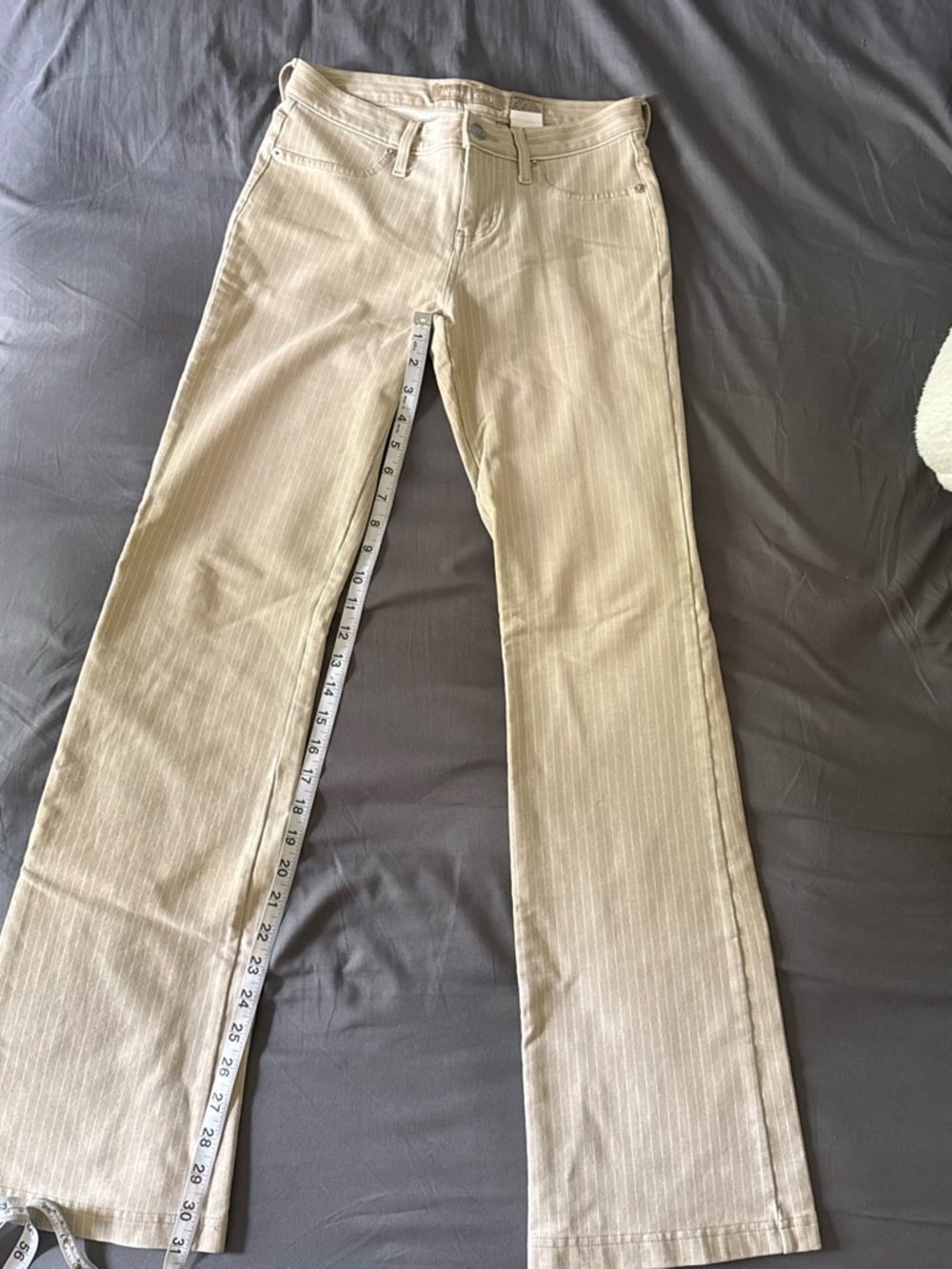 Let Me B Pinstripe Stretch Pant (Size 3)